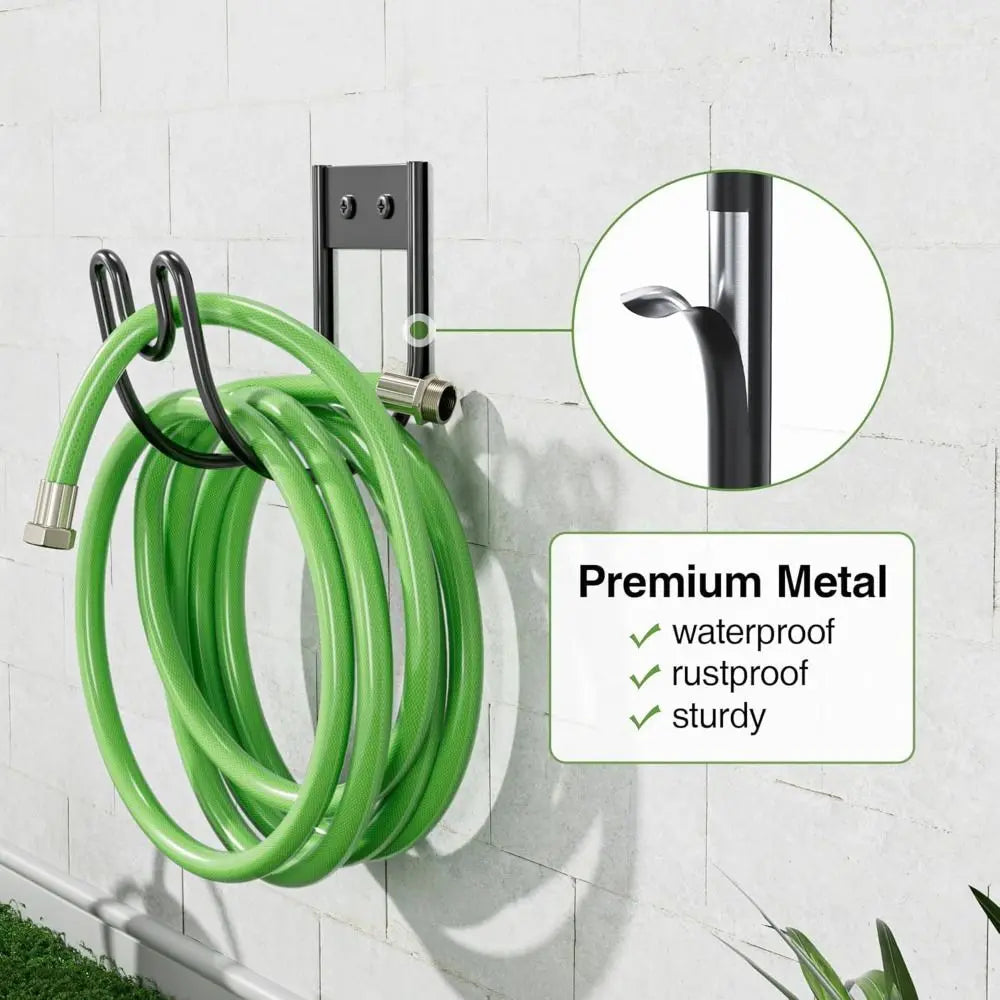 Heavy Duty Wall Mount Garden Hose Holder