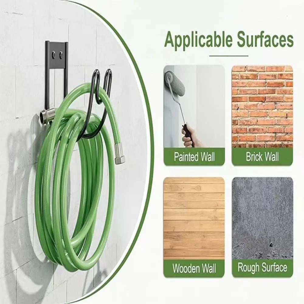 Heavy Duty Wall Mount Garden Hose Holder
