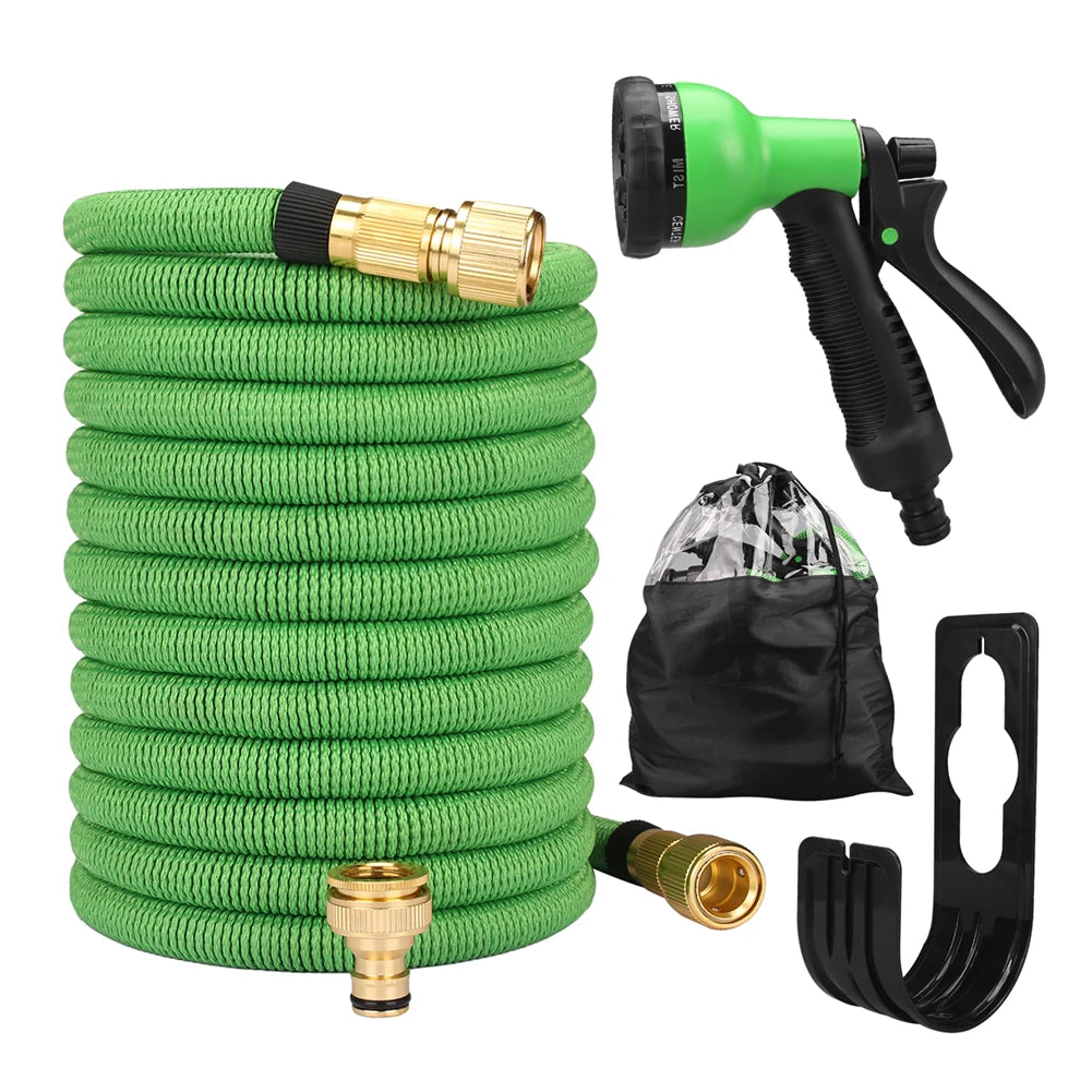 FlexFlow Pro™ Expandable Garden Hose – Lightweight, Tangle-Free & Kink-Proof