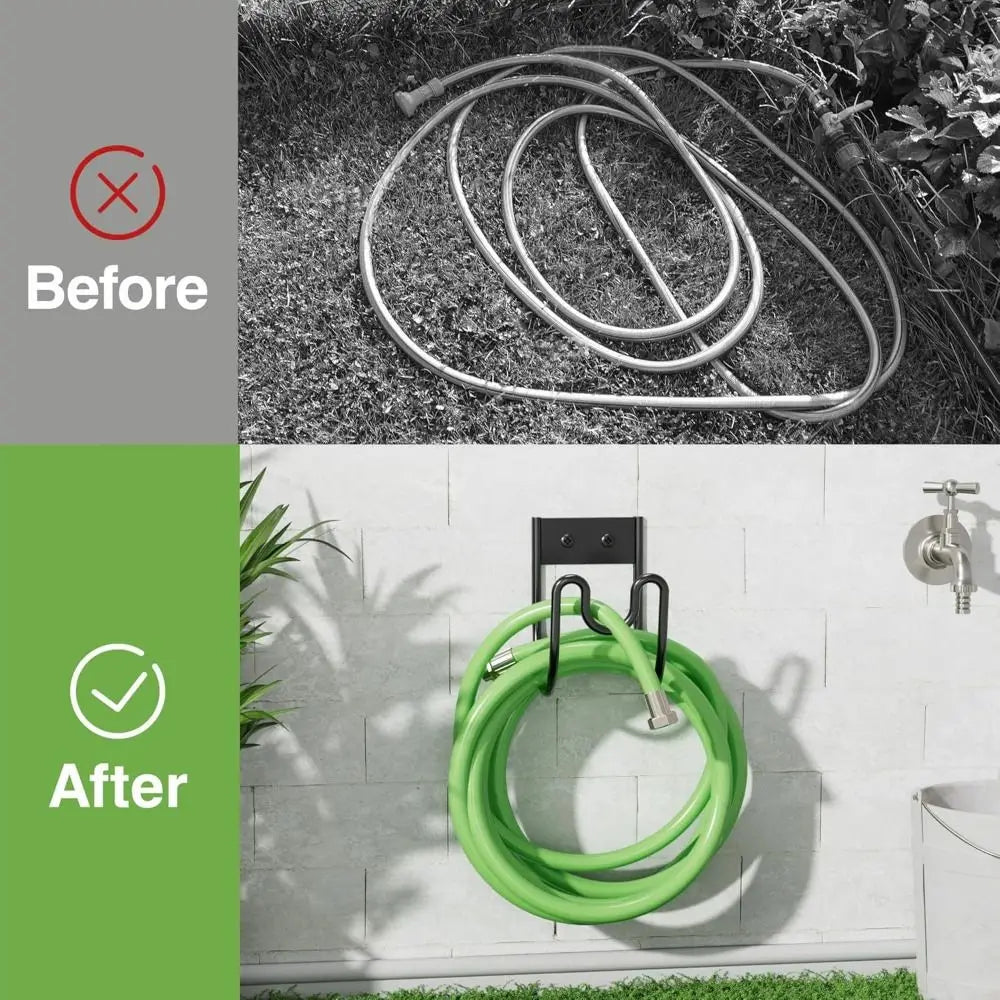 Heavy Duty Wall Mount Garden Hose Holder