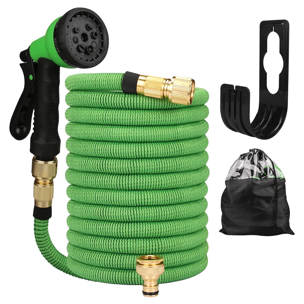 FlexFlow Pro™ Expandable Garden Hose – Lightweight, Tangle-Free & Kink-Proof